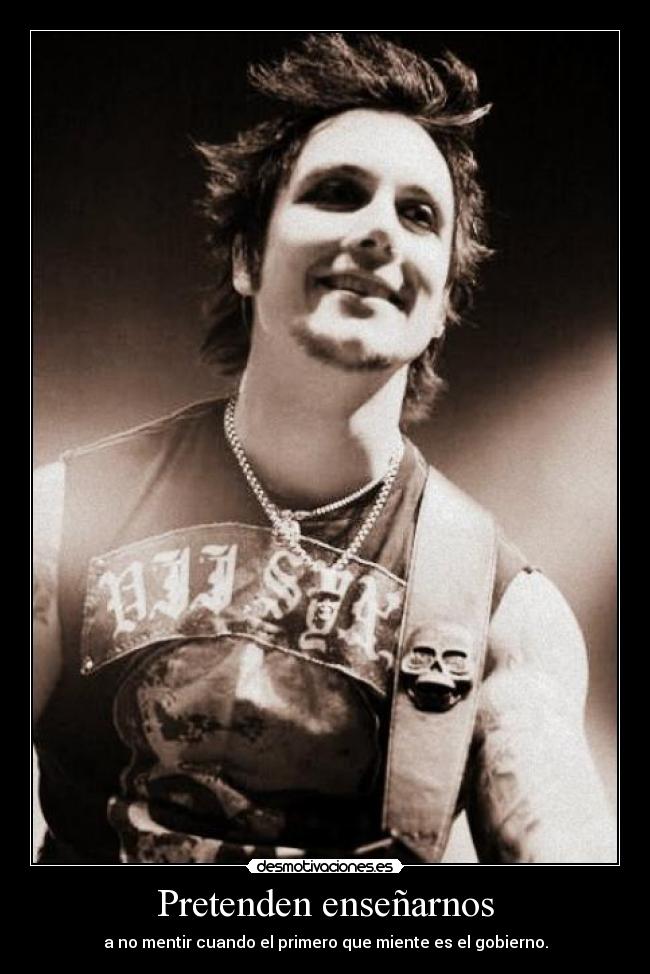 Pretenden enseñarnos - a no mentir cuando el primero que miente es el gobierno.
