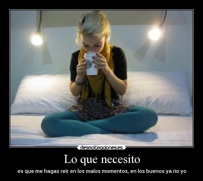 Lo que necesito -
