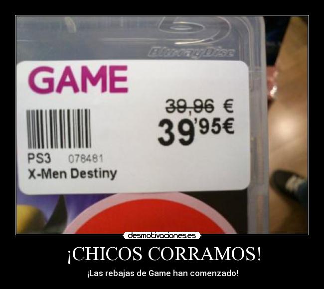 ¡CHICOS CORRAMOS! -