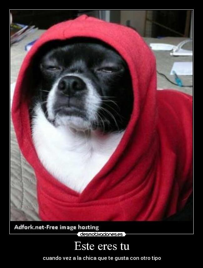 Este eres tu - cuando vez a la chica que te gusta con otro tipo