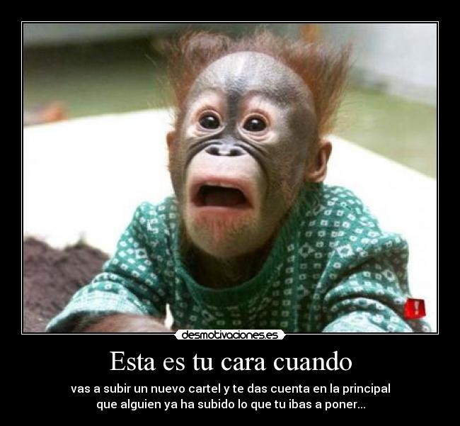 Esta es tu cara cuando - 