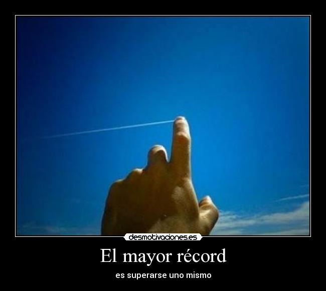 El mayor récord -