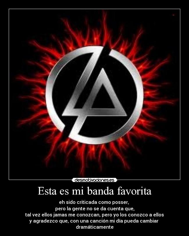 carteles linkin park musica banda favorita gracias desmotivaciones