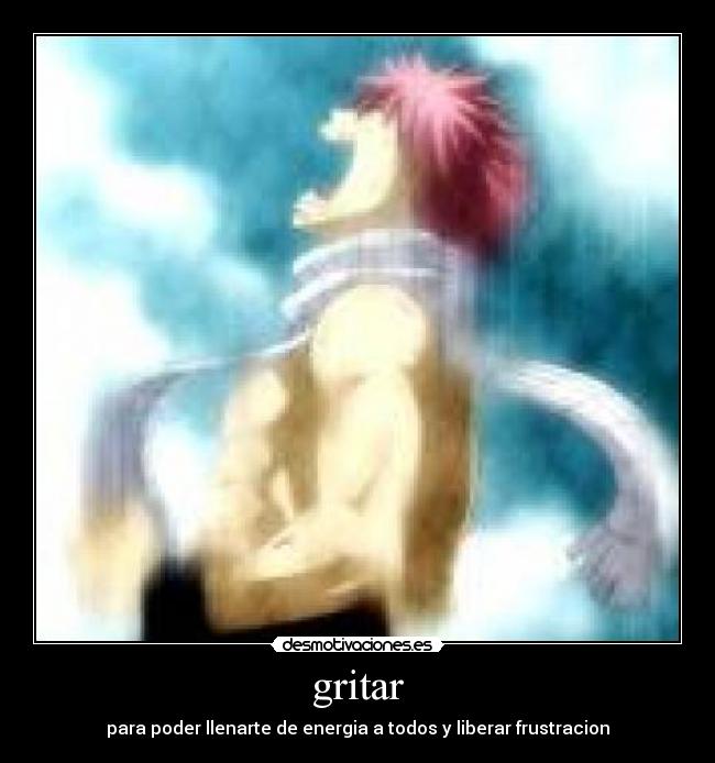 gritar -