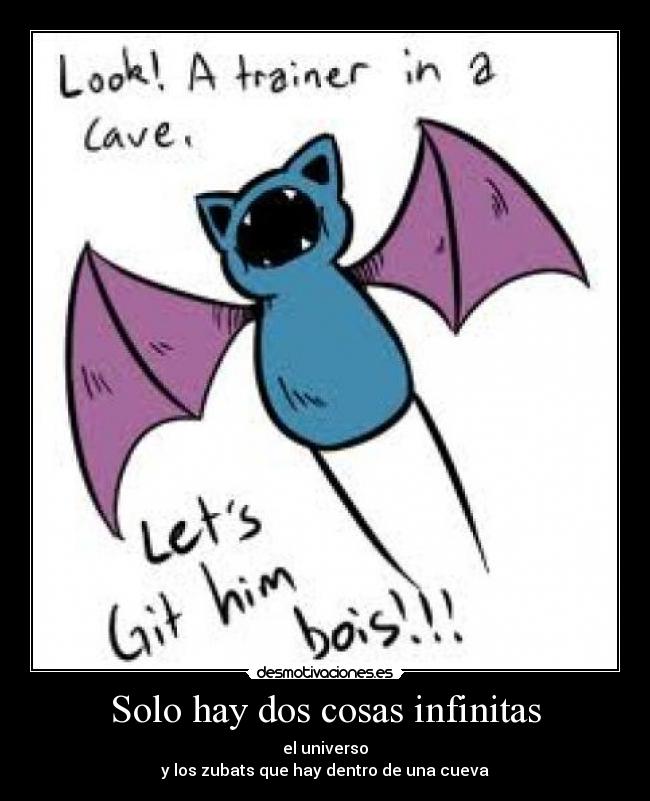 Solo hay dos cosas infinitas -