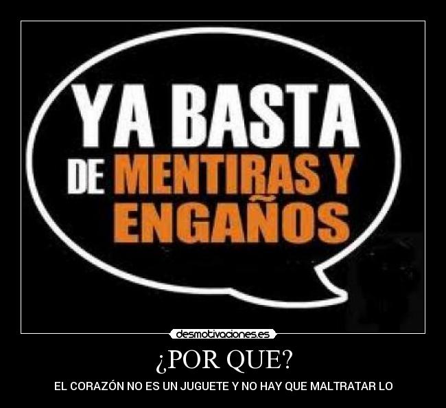 ¿POR QUE? - 