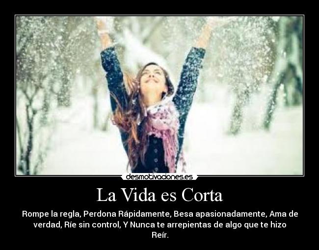 La Vida es Corta - 