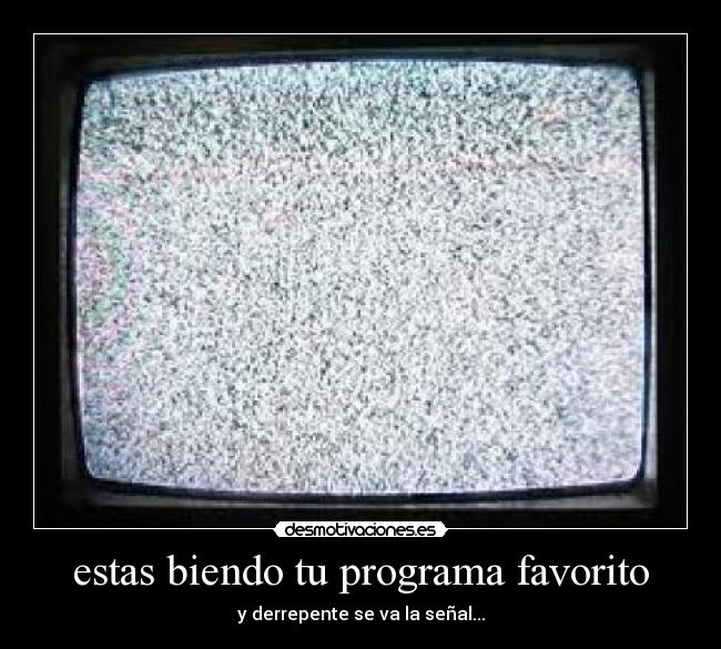 estas biendo tu programa favorito -