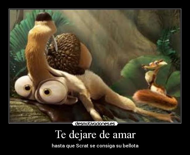 Te dejare de amar -