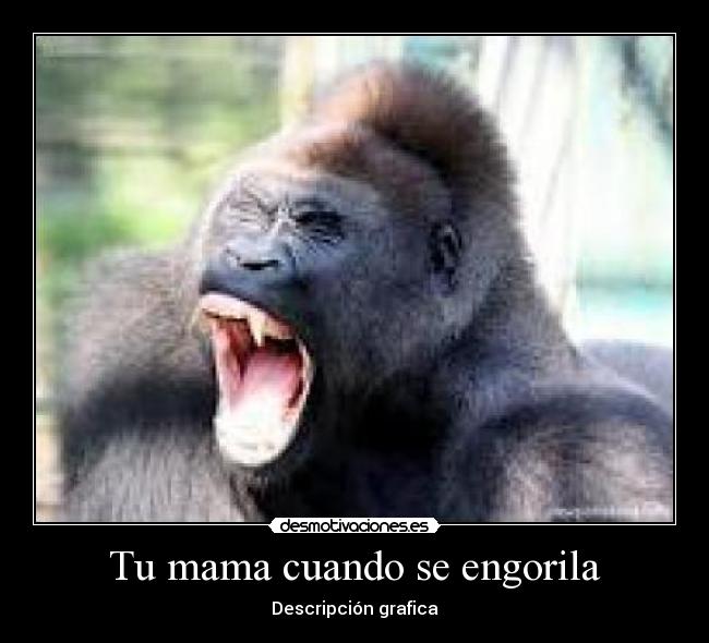 Tu mama cuando se engorila - 