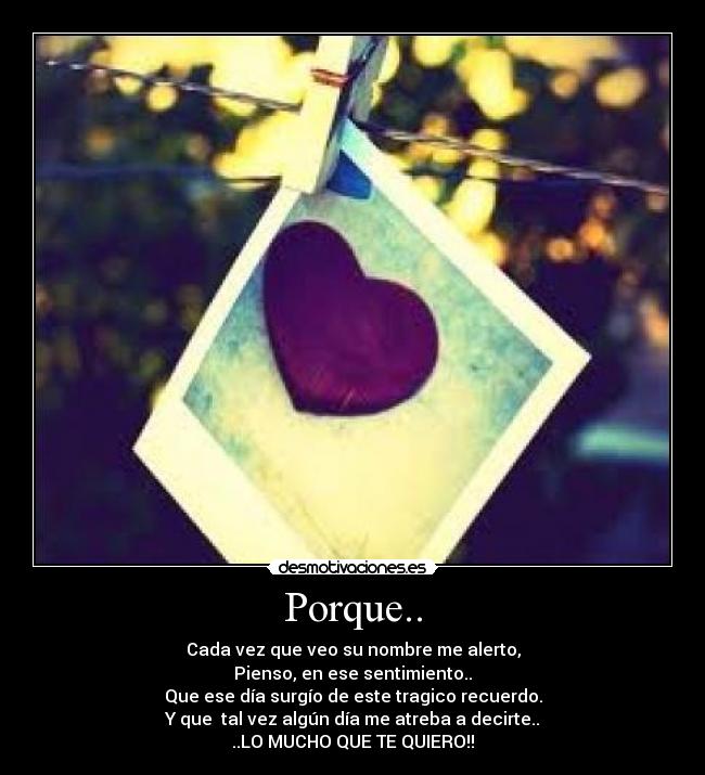 Porque.. -