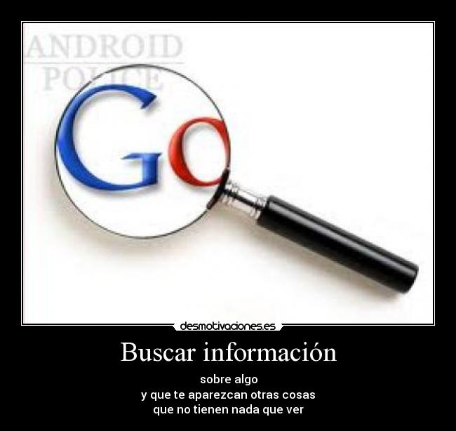 Buscar información - 