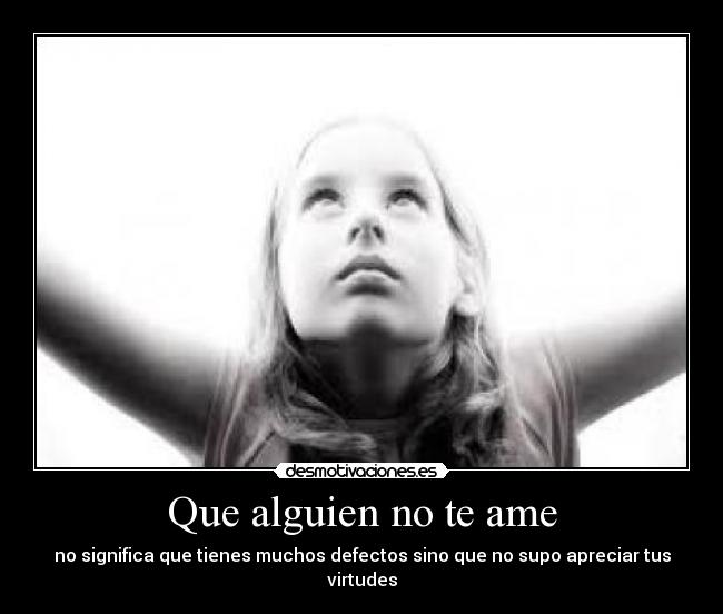 Que alguien no te ame - 