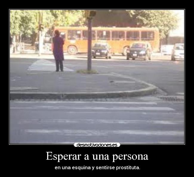 Esperar a una persona -