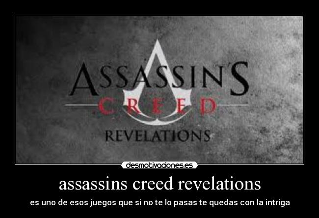 carteles assassins creed revelations desmotivaciones