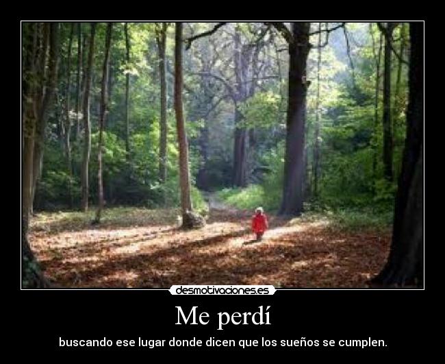 Me perdí - 