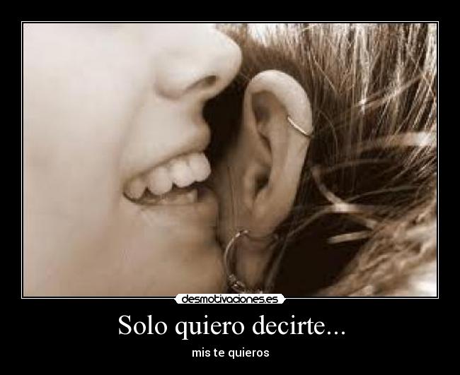 Solo quiero decirte... - 