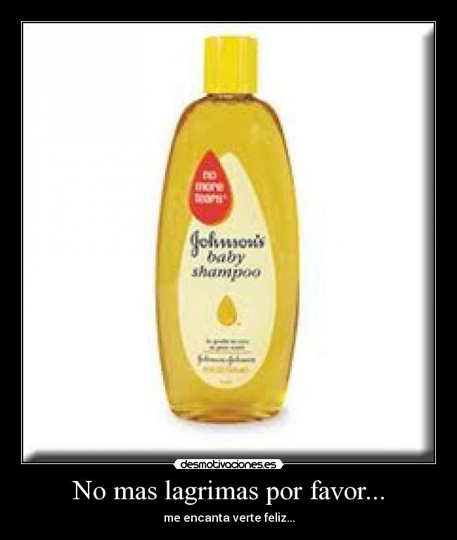 No mas lagrimas por favor... - 