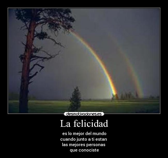 La felicidad -