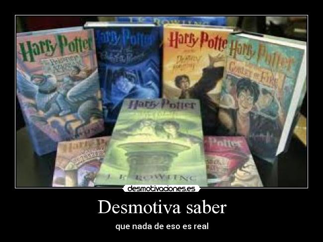 Desmotiva saber - 