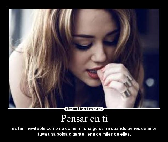 Pensar en ti -