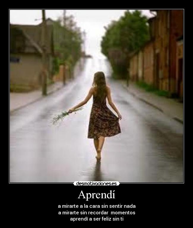 Aprendí -