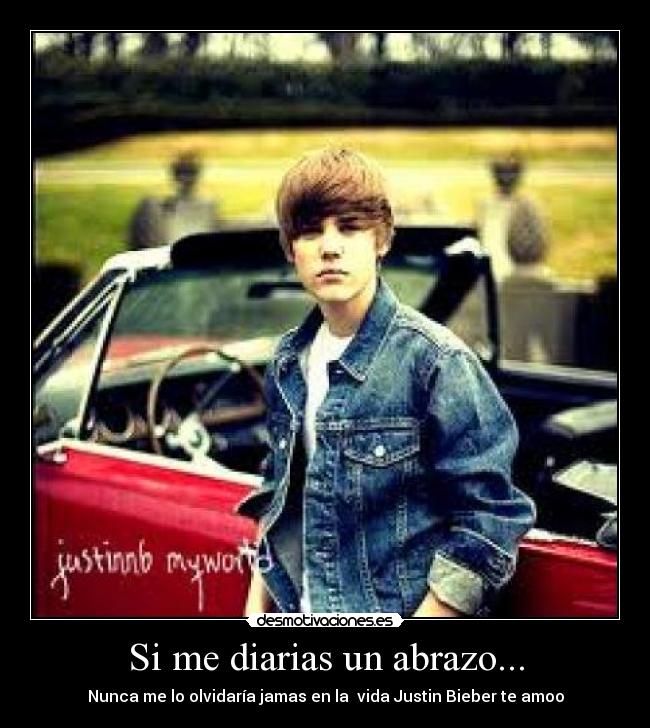 Si me diarias un abrazo... -