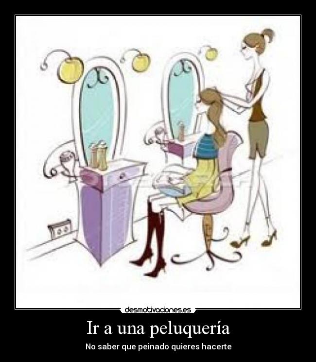 Ir a una peluquería - 