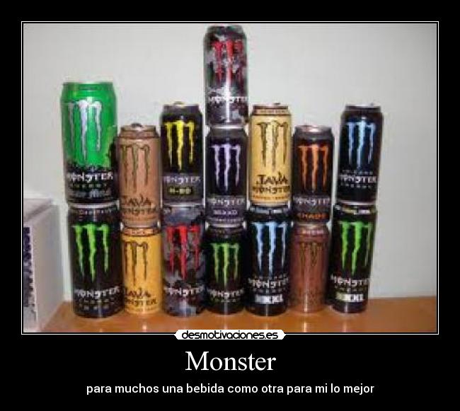 Monster - para muchos una bebida como otra para mi lo mejor