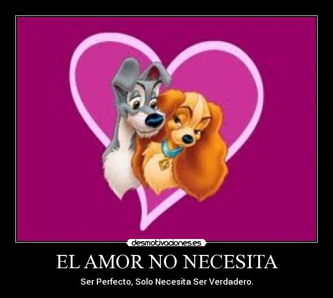 EL AMOR NO NECESITA - 