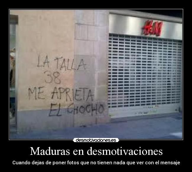 Maduras en desmotivaciones -