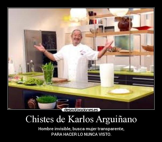 carteles karlos arguinano invisible desmotivaciones