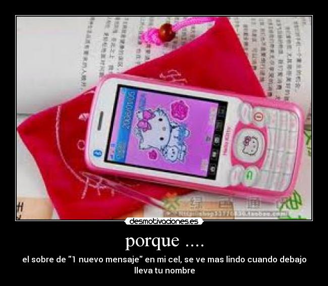 porque .... -