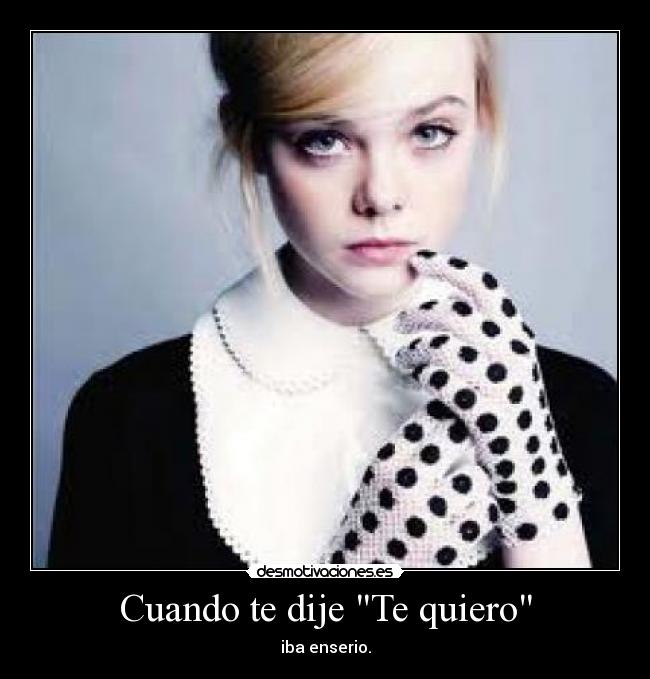 Cuando te dije Te quiero -