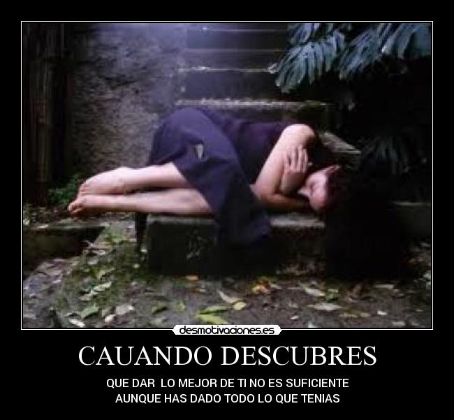 CAUANDO DESCUBRES - 