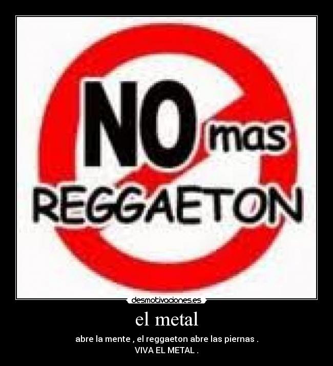 el metal -