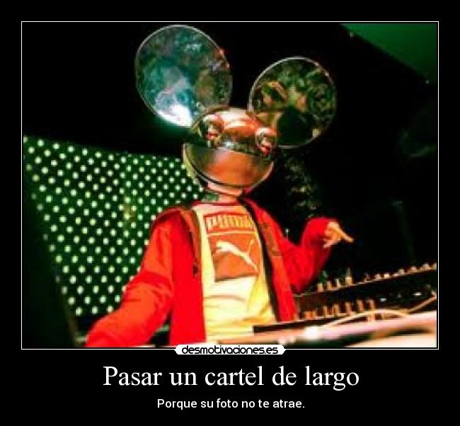 Pasar un cartel de largo - 