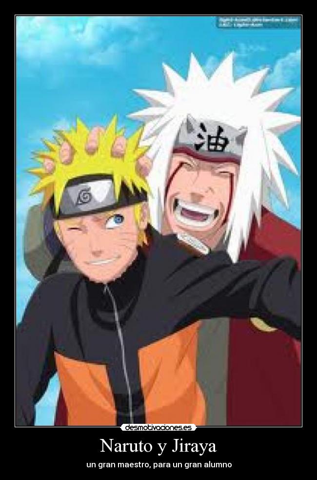 Naruto y Jiraya - 