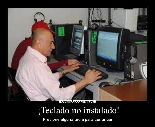 ¡Teclado no instalado! -