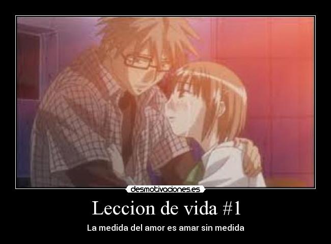 carteles vida anime saikano amor leccion vida desmotivaciones