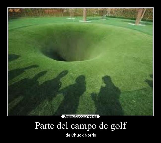 Parte del campo de golf -