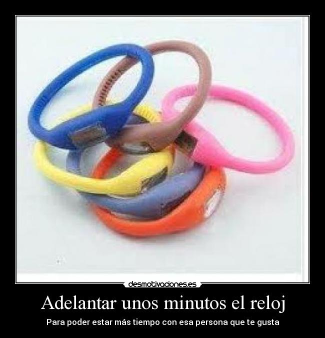 Adelantar unos minutos el reloj - 