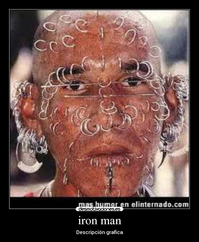 iron man - Descripción grafica