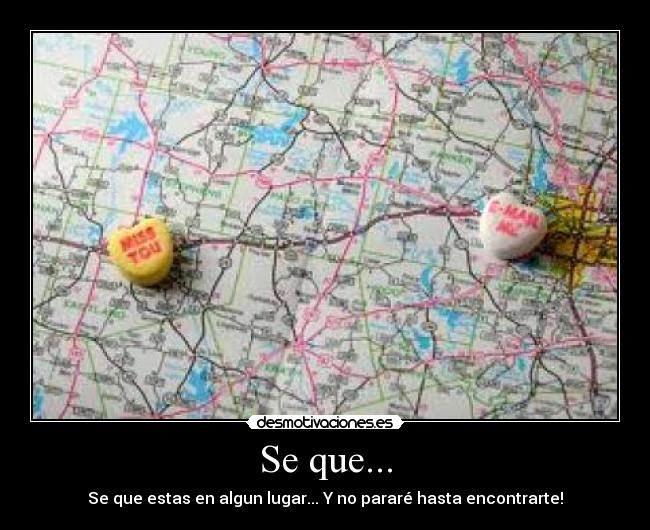 Se que... -