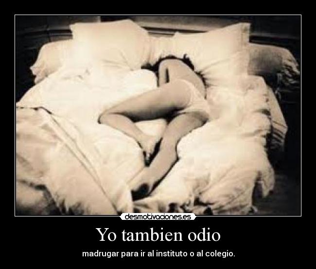 Yo tambien odio - 