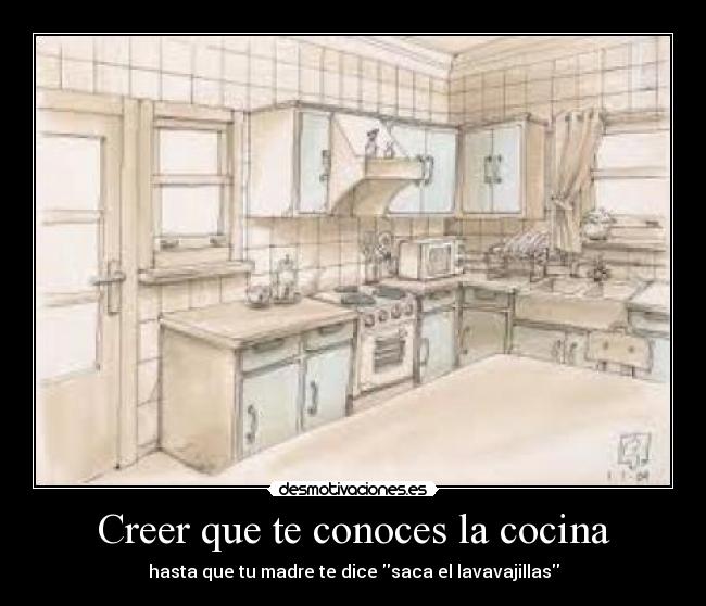 Creer que te conoces la cocina -