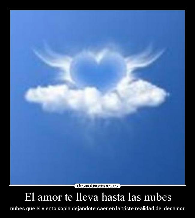 carteles amor nubes desmotivaciones