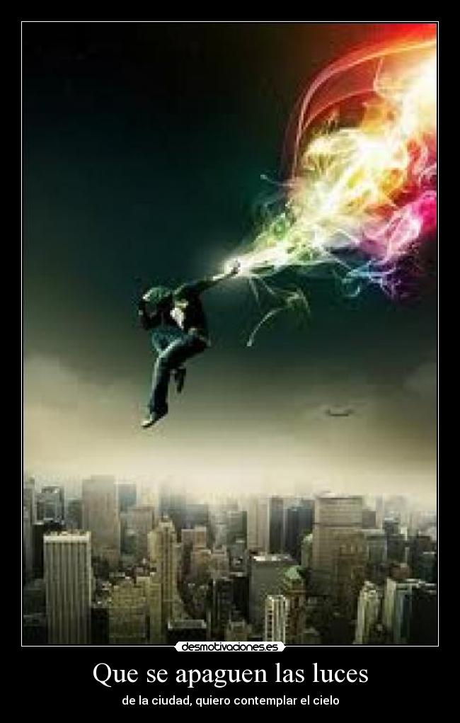 Que se apaguen las luces -