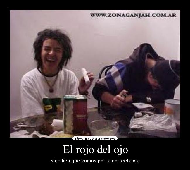 El rojo del ojo -