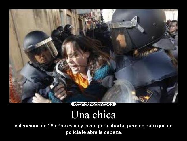 Una chica -